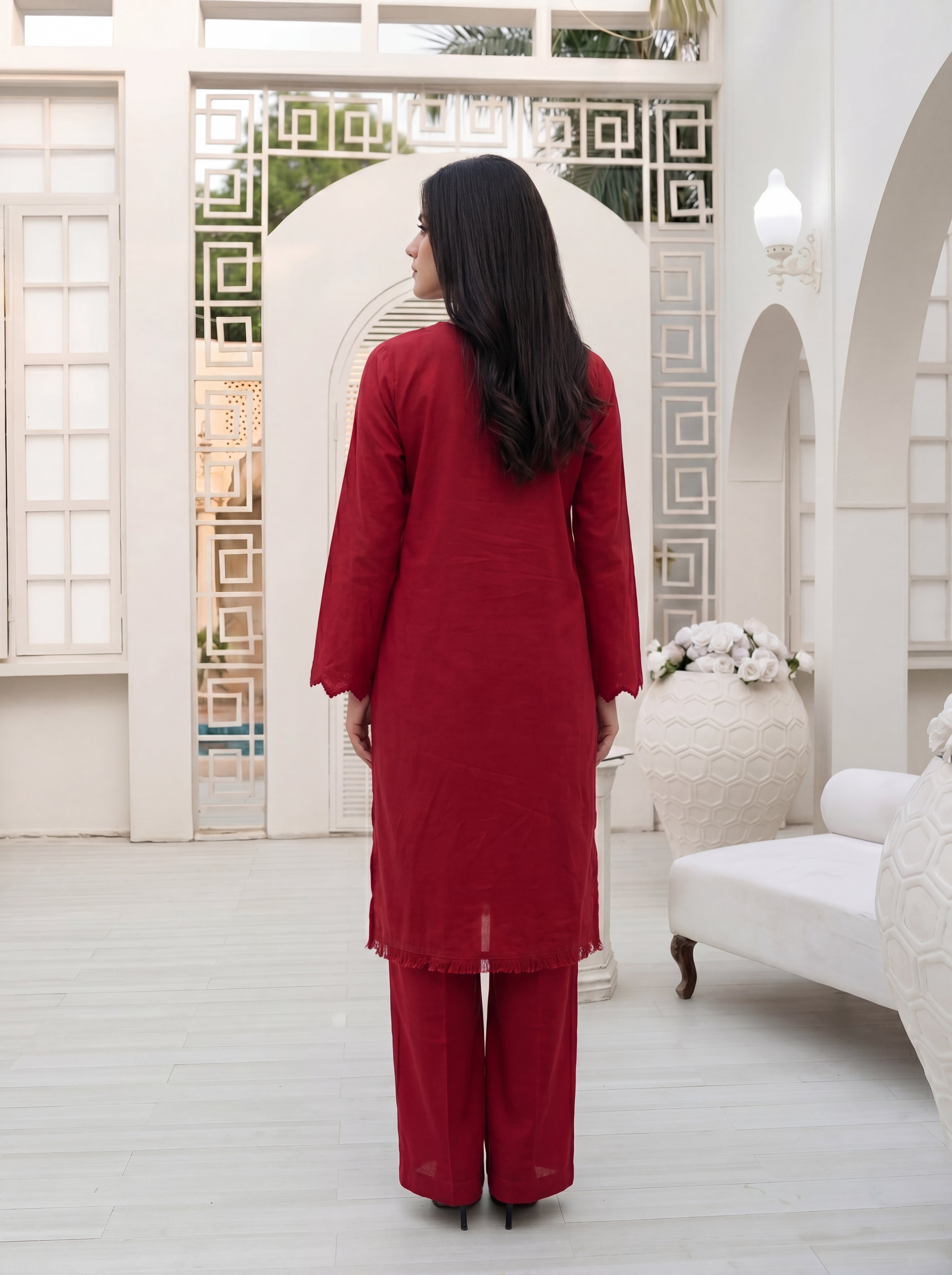 S26-131 2PC LAWN DRESS