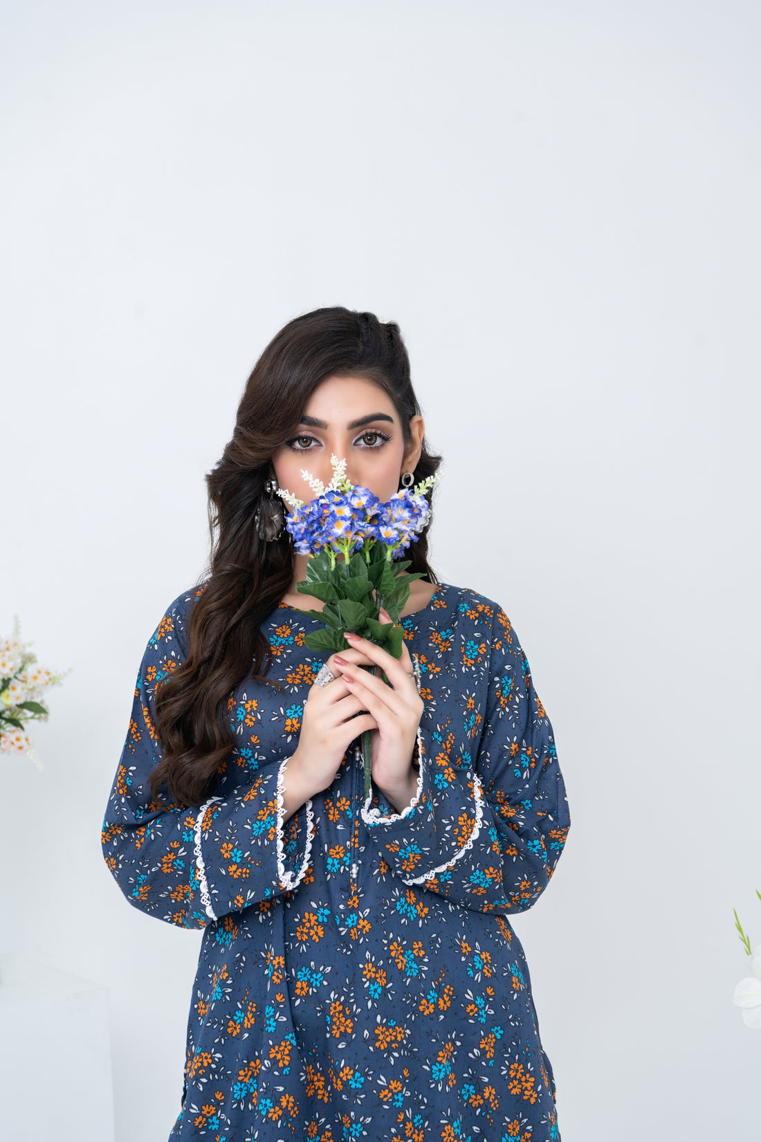 FWS24-207 2PCS SOFT LAWN PRINTED SHIRT WITH TROUSER