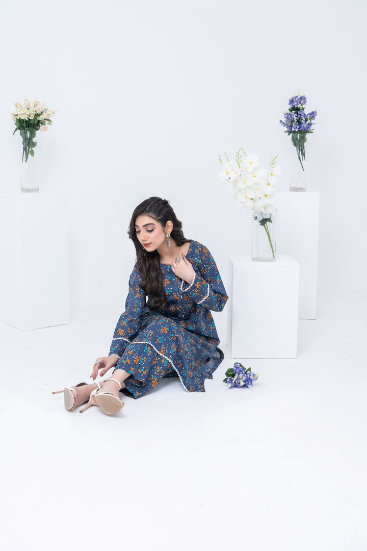 FWS24-207 2PCS SOFT LAWN PRINTED SHIRT WITH TROUSER
