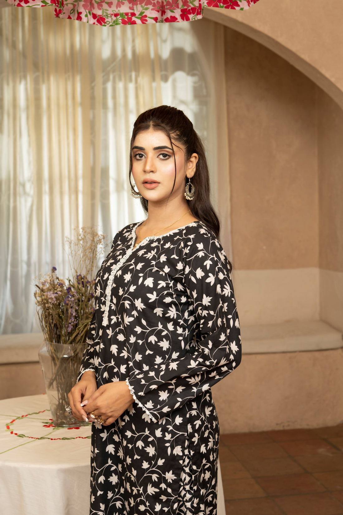 SS25-333 2PC Lawn Printed Shirt With Trouser