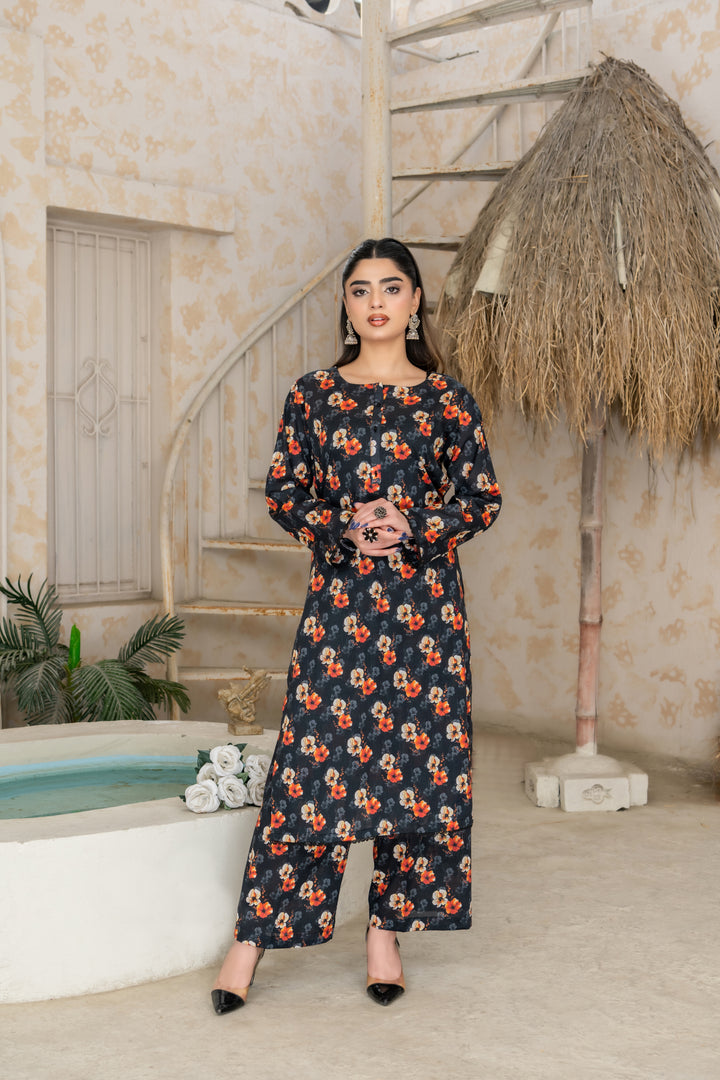 SS25-312 2PC Lawn Printed Kurta With Trouser
