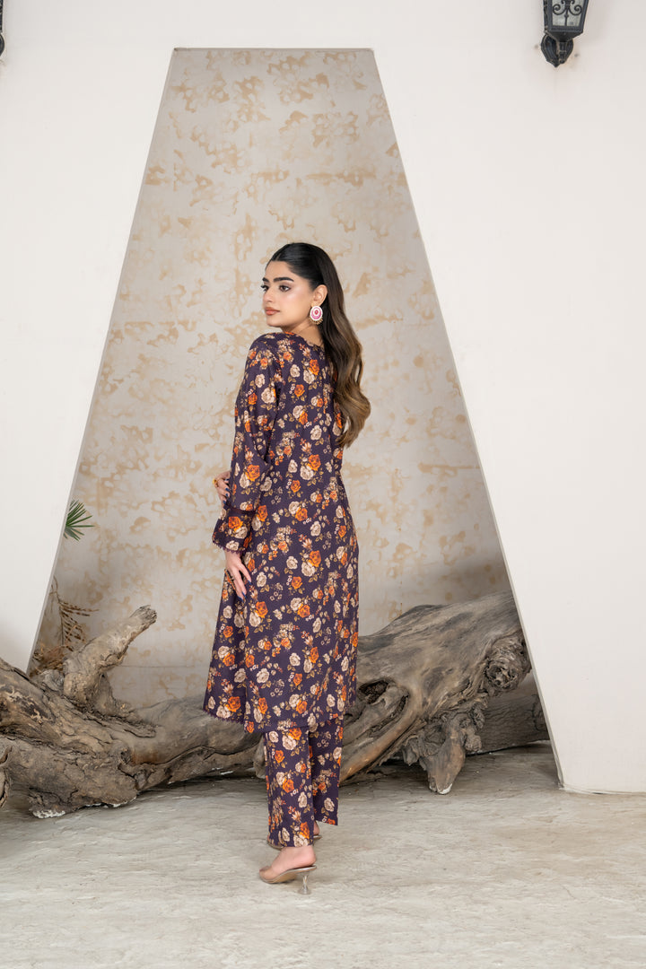 SS25-307 2PC Lawn Printed Kurta with Trouser