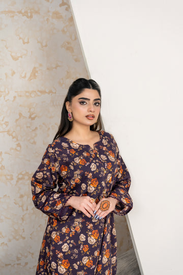 SS25-307 2PC Lawn Printed Kurta with Trouser