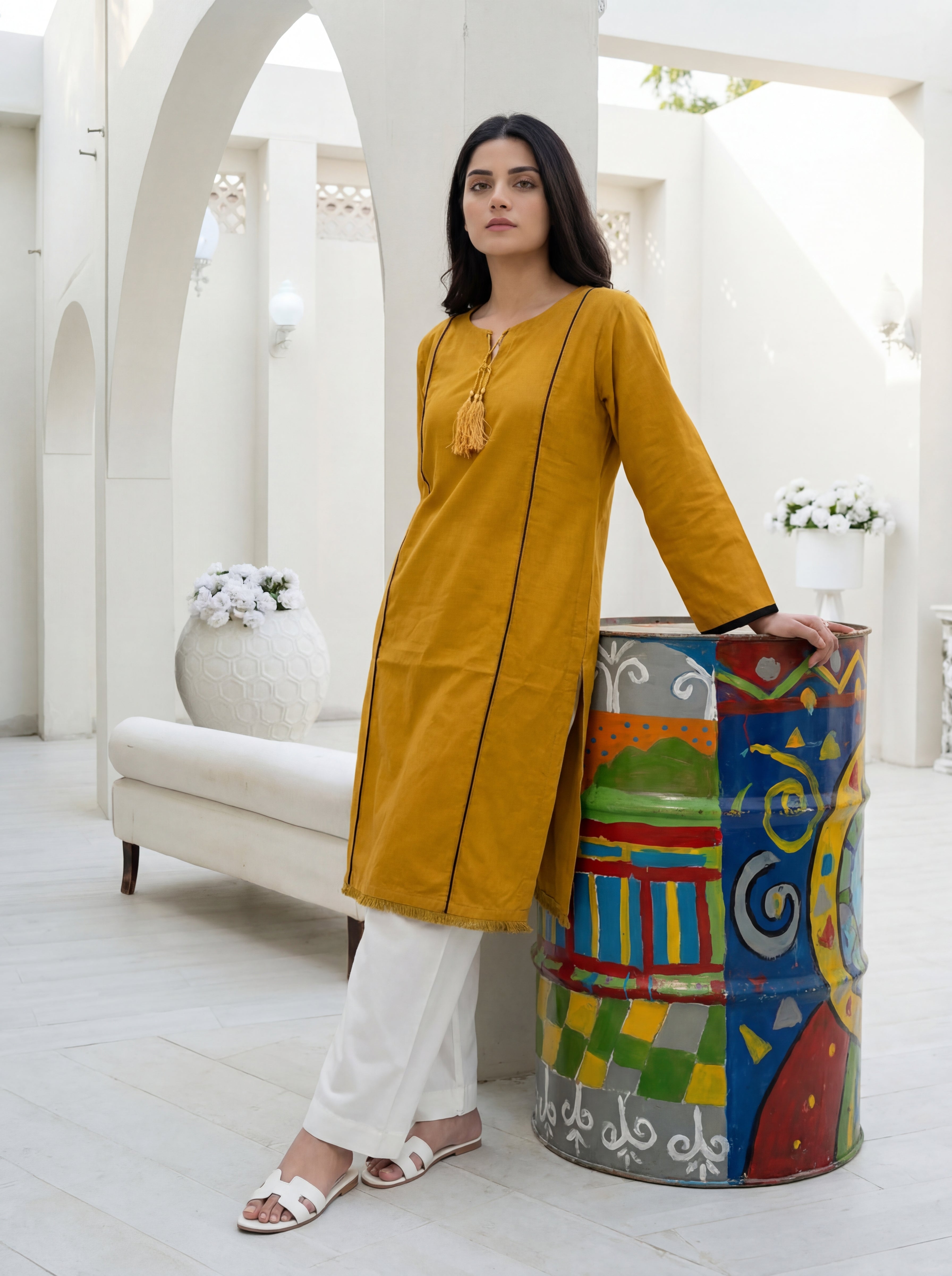 S26-126 2PC LAWN DRESS