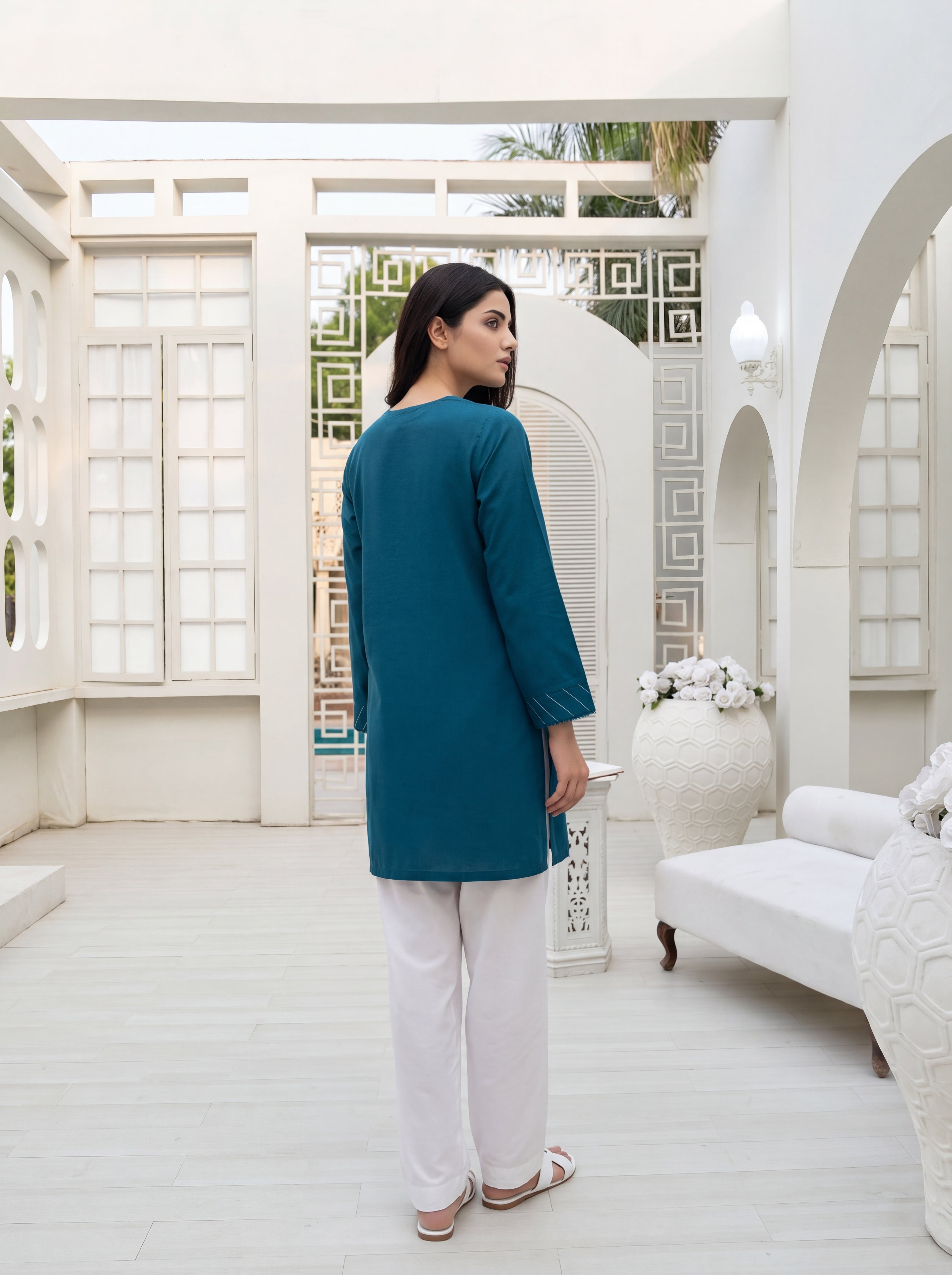 S26-128 2PC LAWN DRESS