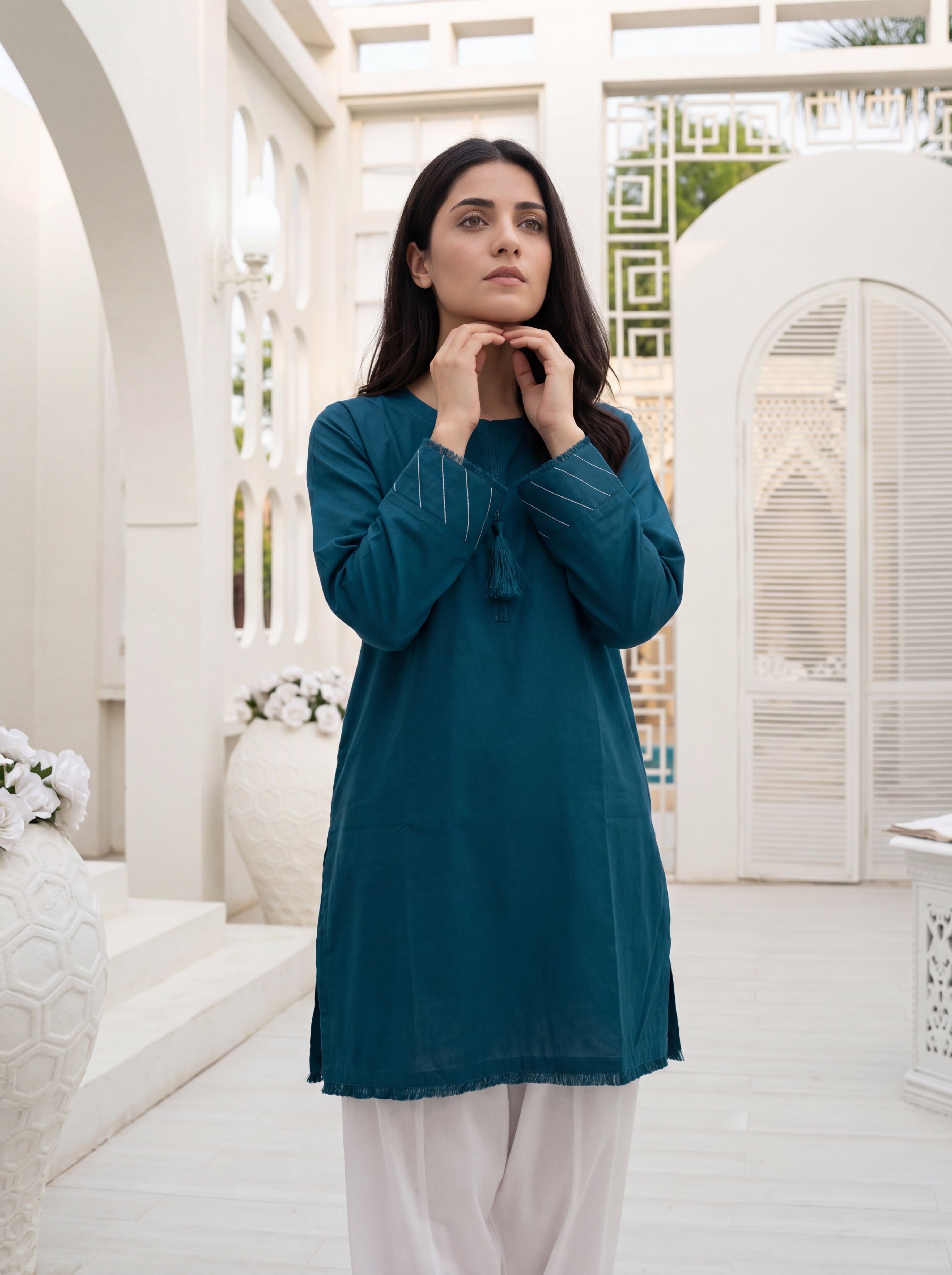 S26-128 2PC LAWN DRESS