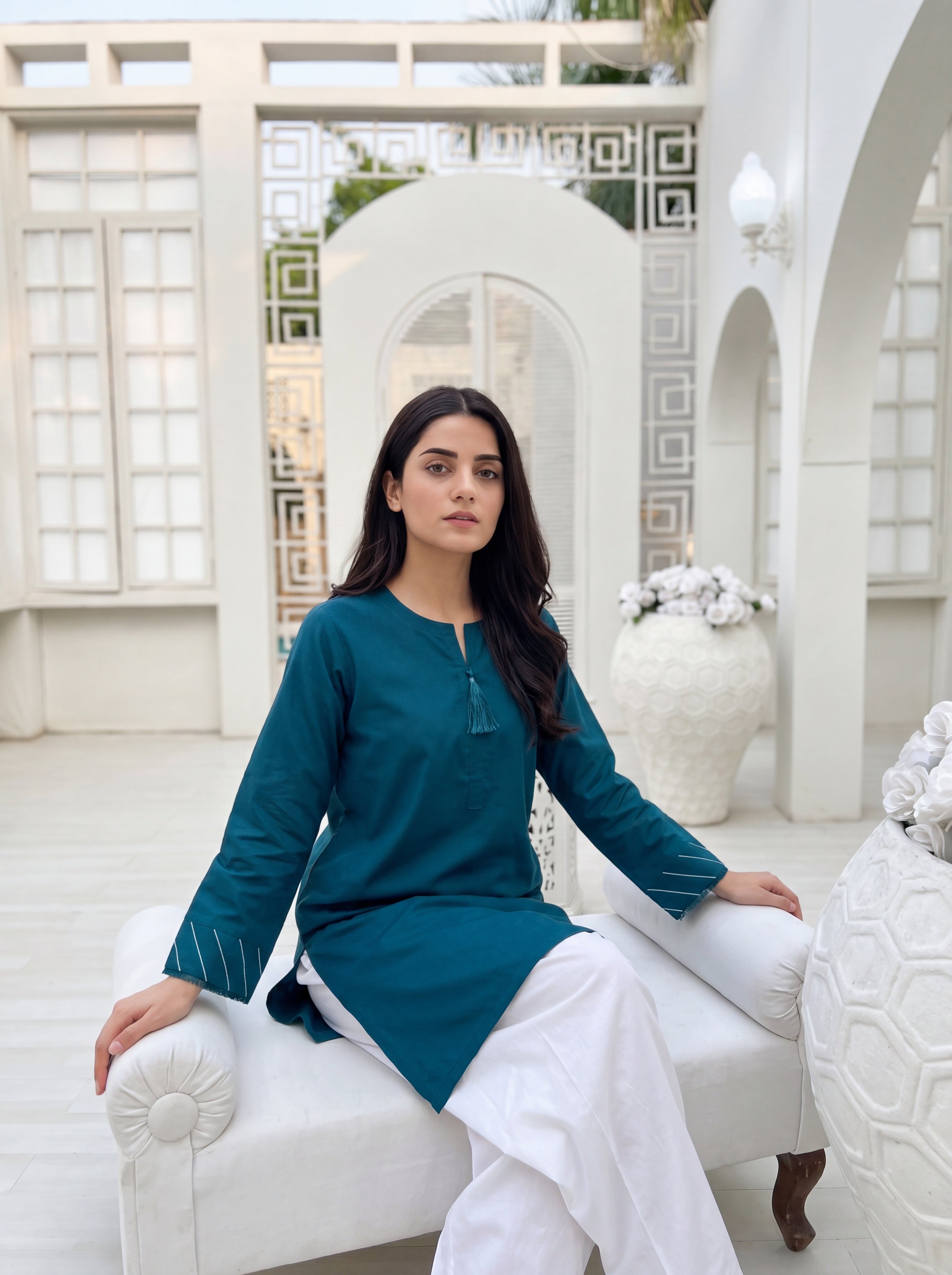 S26-128 2PC LAWN DRESS