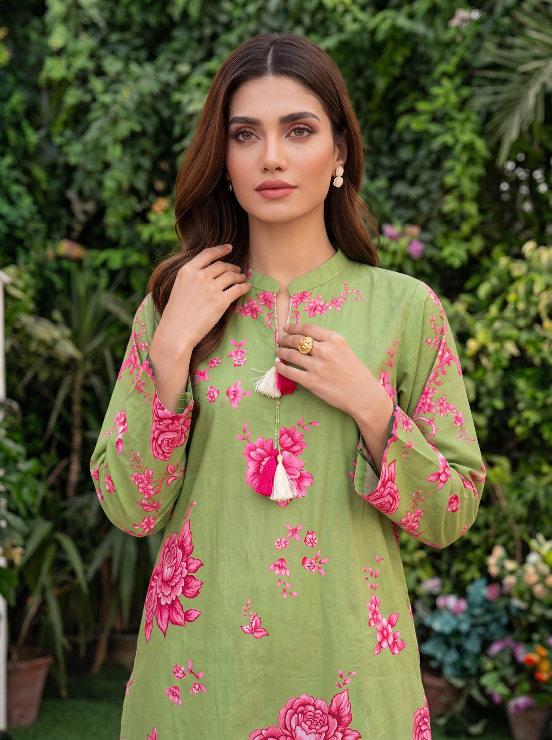 lawn printed dress design Shop Unstitched Digital Print Lawn Dress Collection for Women Emarlad Wear